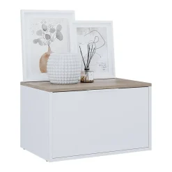 Vicco Commode Blanc/Sonoma 60x36cm avec portes