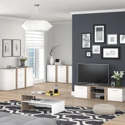 Vicco Commode Sonoma 40x80cm avec portes