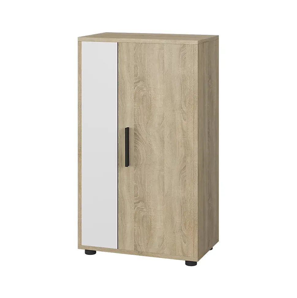 Vicco commode Sonoma/blanc 50.1x87.3cm avec 2 compartiments