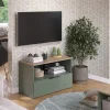 Vicco Commode Vert 80x50cm avec 1 compartiment fermé