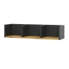 Vicco Etagère Anthracite/chêne doré 90x20cm
