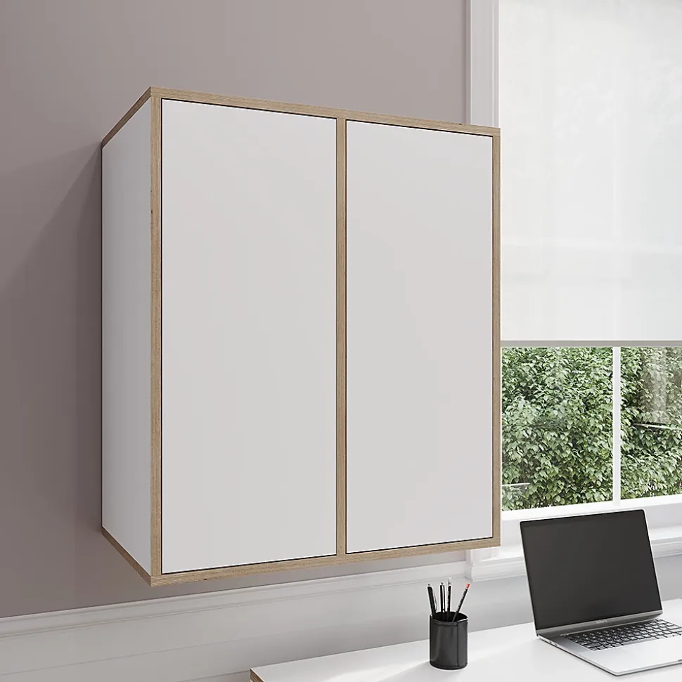 Vicco Etagère Blanc 63x75cm avec 2 portes
