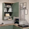 Vicco Etagère Vert 60x100cm avec porte