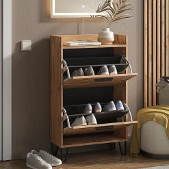 Vicco Le basculeur à chaussures Chêne Wotan 59.8x100cm avec 2 compartiments