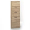 Vicco Meuble à chaussure Sonoma 59x169.5cm