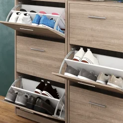 Vicco Meuble à chaussure Sonoma 59x169.5cm