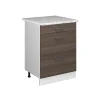 Vicco Meuble bas universel Gris 60cm avec tiroirs