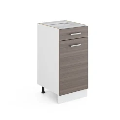 Vicco Meuble bas universel Gris 40cm avec tiroir, sans PT