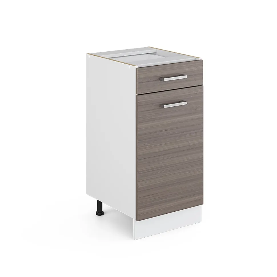 Vicco Meuble bas universel Gris 40cm avec tiroir, sans PT