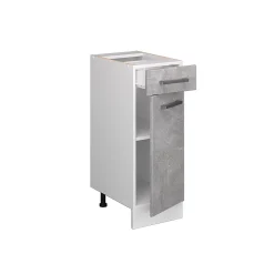 Vicco Meuble bas universel Béton 30cm avec tiroir, sans PT
