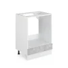Vicco Meuble bas universel Béton 60cm avec grande niche, sans PT
