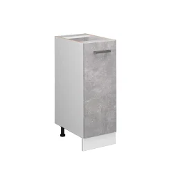 Vicco Meuble bas universel Béton 30cm avec porte, sans PT
