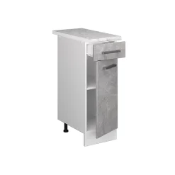 Vicco Meuble bas universel Béton 30cm avec tiroir, avec PT