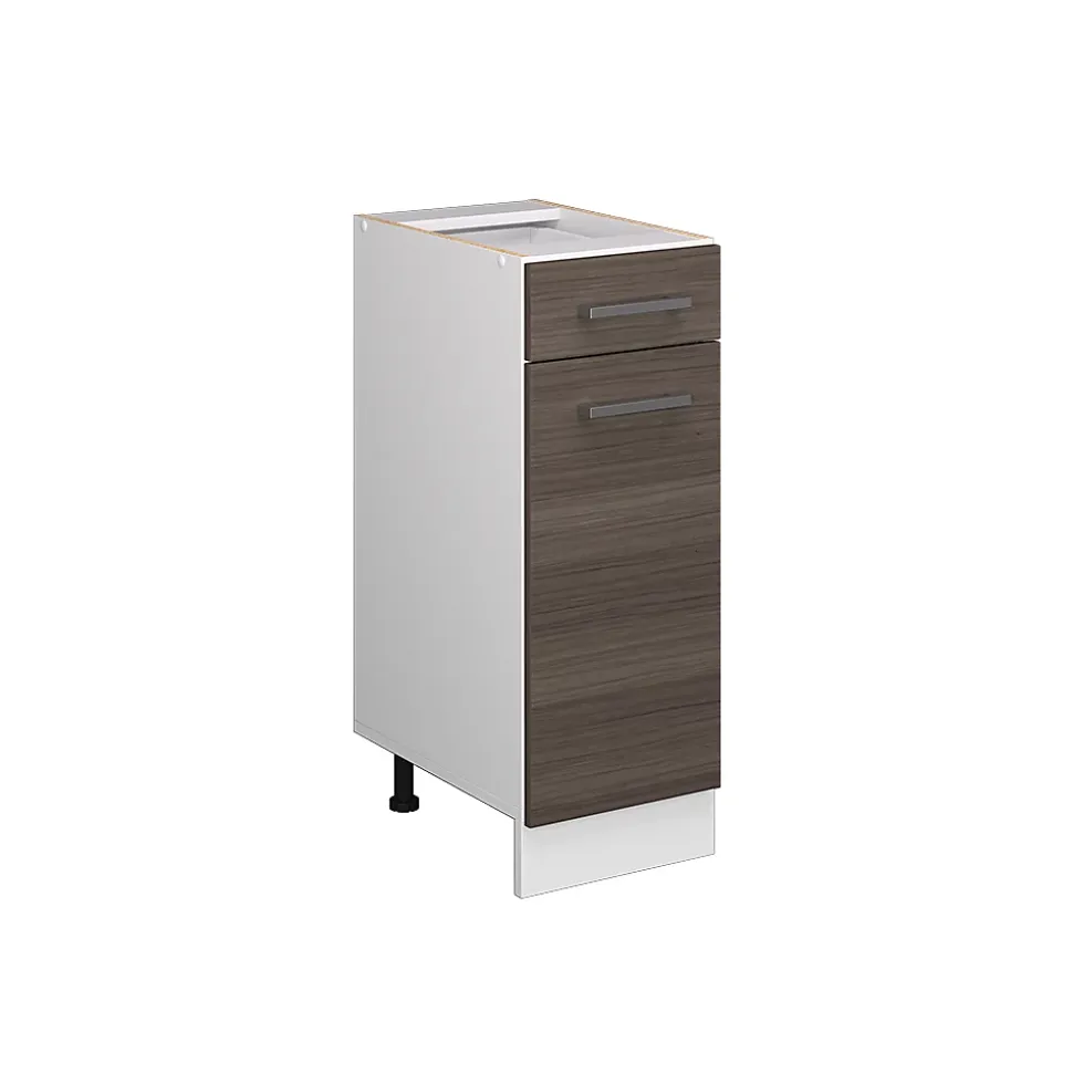 Vicco Meuble bas universel Gris 30cm avec tiroir, sans PT