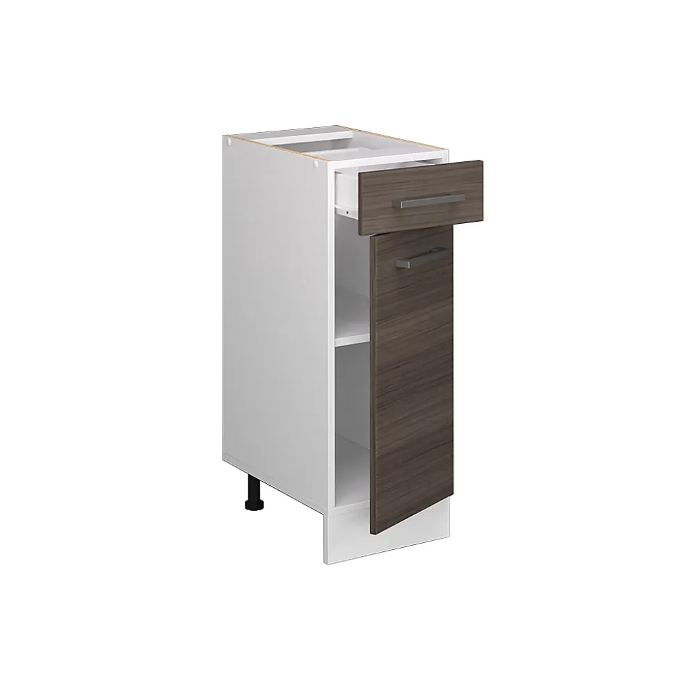 Vicco Meuble bas universel Gris 30cm avec tiroir, sans PT