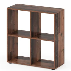 Vicco Meuble de rangement cube Bois antique 72.6x72cm