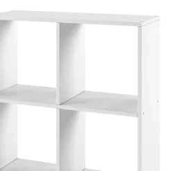 Vicco Meuble de rangement cube Blanc 72.6x72cm