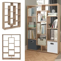 Vicco Meuble de rangement cube Sonoma 107.2x143cm