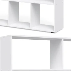 Vicco Meuble de rangement cube Blanc 131.6x143cm