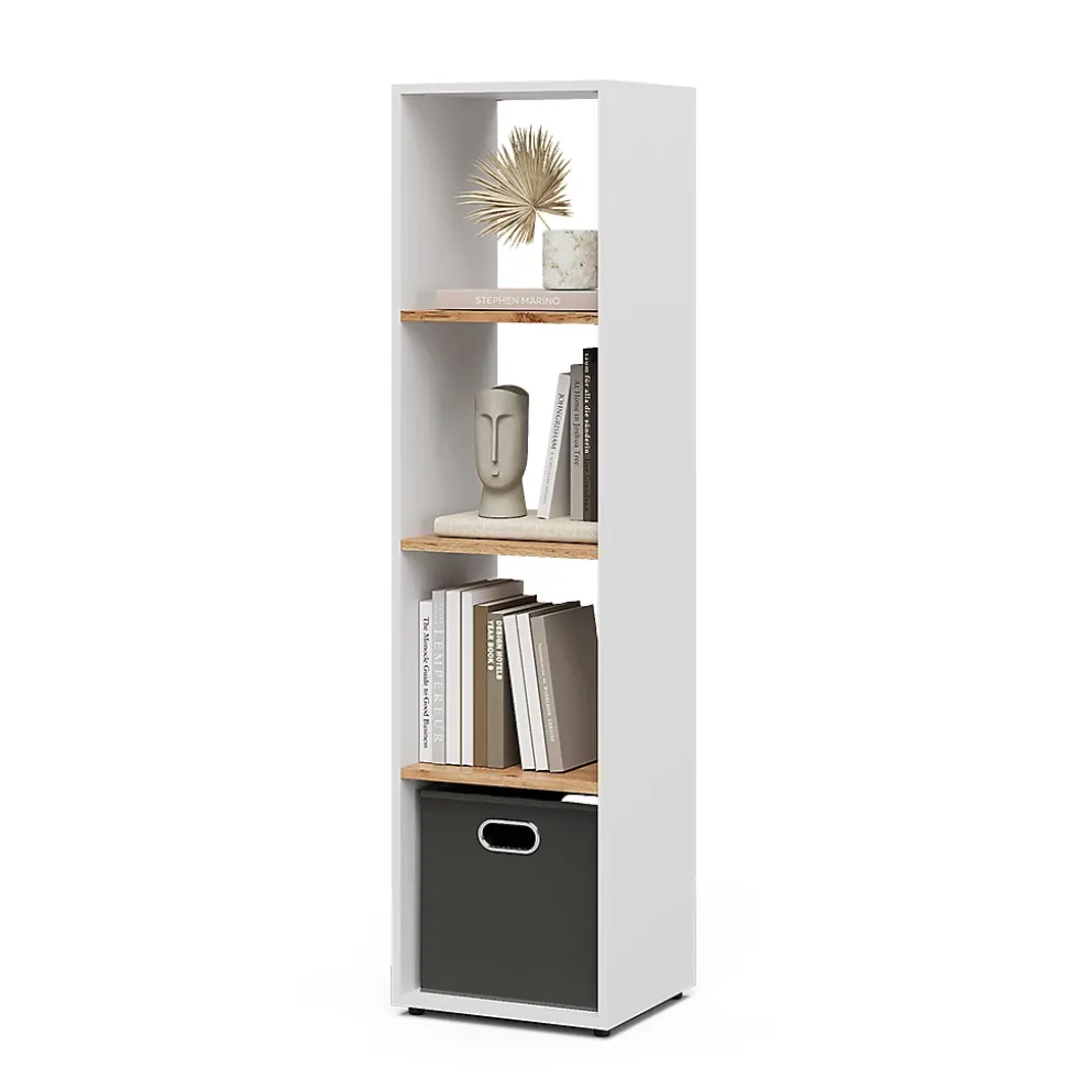 Vicco Meuble de rangement cube Chêne blanc/force de lor 36.8x144.9cm
