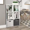Vicco Meuble de rangement cube Blanc 72x107.8cm