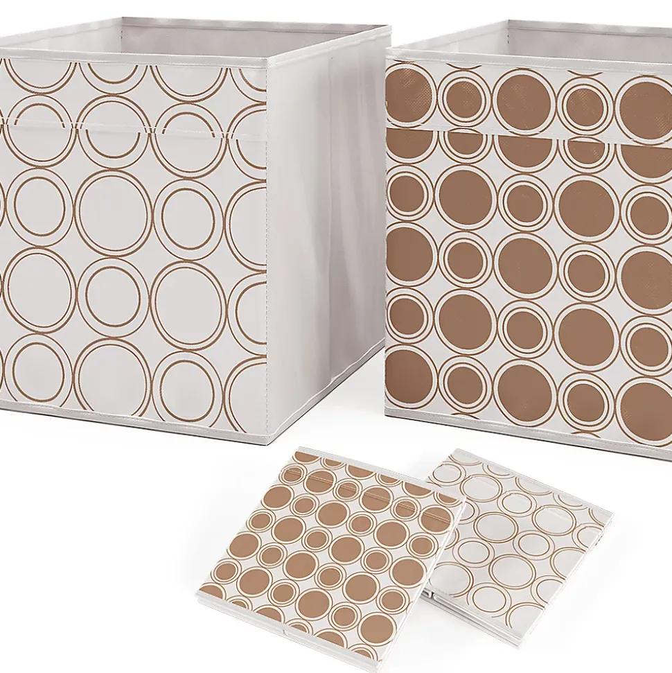 Vicco Meuble de rangement Blanc 142.5x36.2cm avec 2 boxes pliants opt.1
