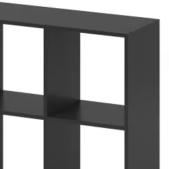 Vicco Meuble de rangement cube Noir 72.6x72cm