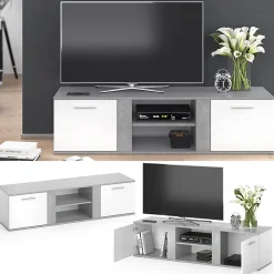 Vicco Meuble tv Béton 155x41cm