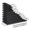 Vicco Plan de travail cuisine Anthracite 97cm
