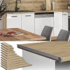 Vicco Plan de travail cuisine Chêne de force doré 20cm