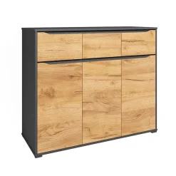 Vicco Sideboard Chêne de force doré 48x101.6cm avec tiroirs