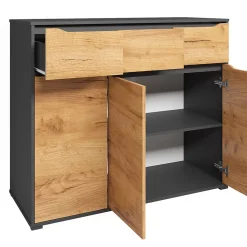 Vicco Sideboard Chêne de force doré 48x101.6cm avec tiroirs
