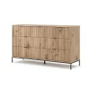 Vicco Sideboard Chêne Viking 42x81cm avec 7 tiroirs