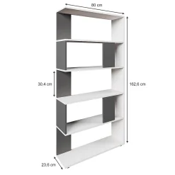 Vicco Séparateur despace Anthracite 80x162.6cm