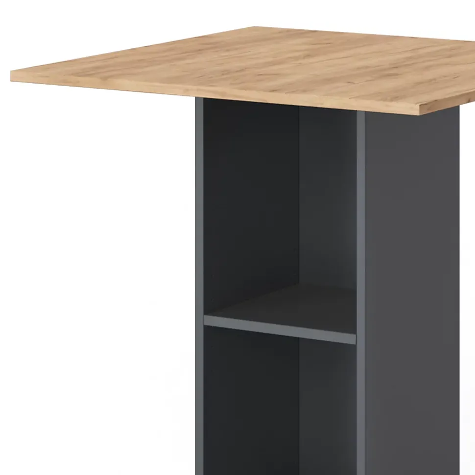 Vicco Table de bar Anthracite 70x70cm