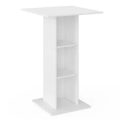 Vicco Table de bar Blanc 70x70cm