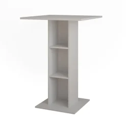 Vicco Table de bar Blanc 75x75cm