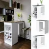 Vicco Table de bar blanc/anthracite 115x50cm