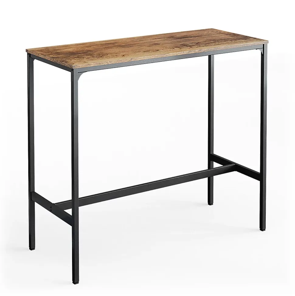 Vicco Table de bar Bois antique 120x50cm