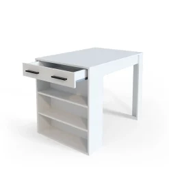 Vicco table de salle à manger Blanc 67x100cm