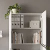 Vicco Étagère à dossiers Blanc 80x182.4cm avec tiroir