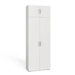 Vicco Étagère à dossiers Blanc 80x182.4cm avec rehausse darmoire