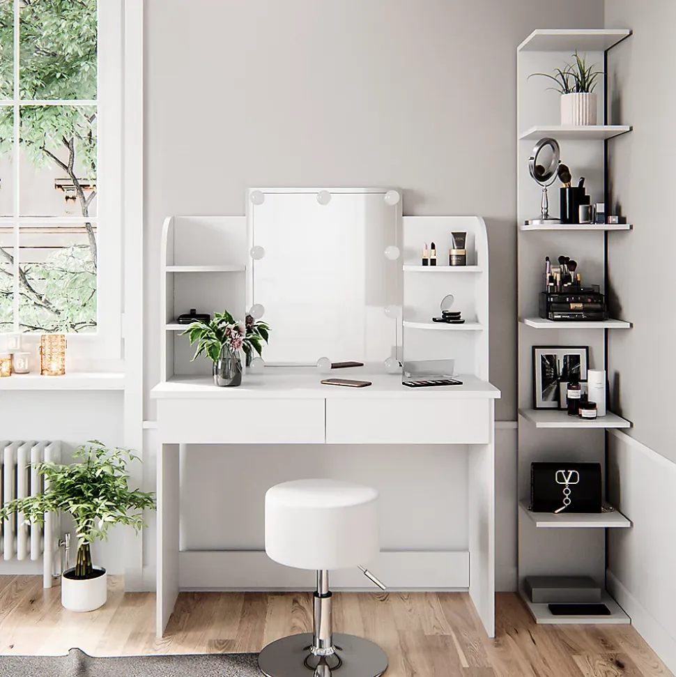 Vicco Étagère Blanc 30 x 190 cm