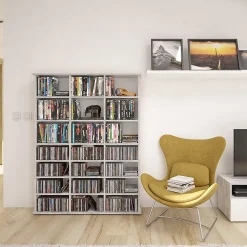 Vicco Étagère CD Béton 105.4x136cm
