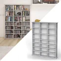 Vicco Étagère CD Béton 105.4x136cm