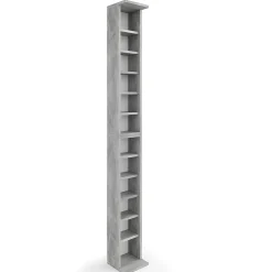 Vicco Étagère CD Béton 21x183.6cm Grandes dimensions