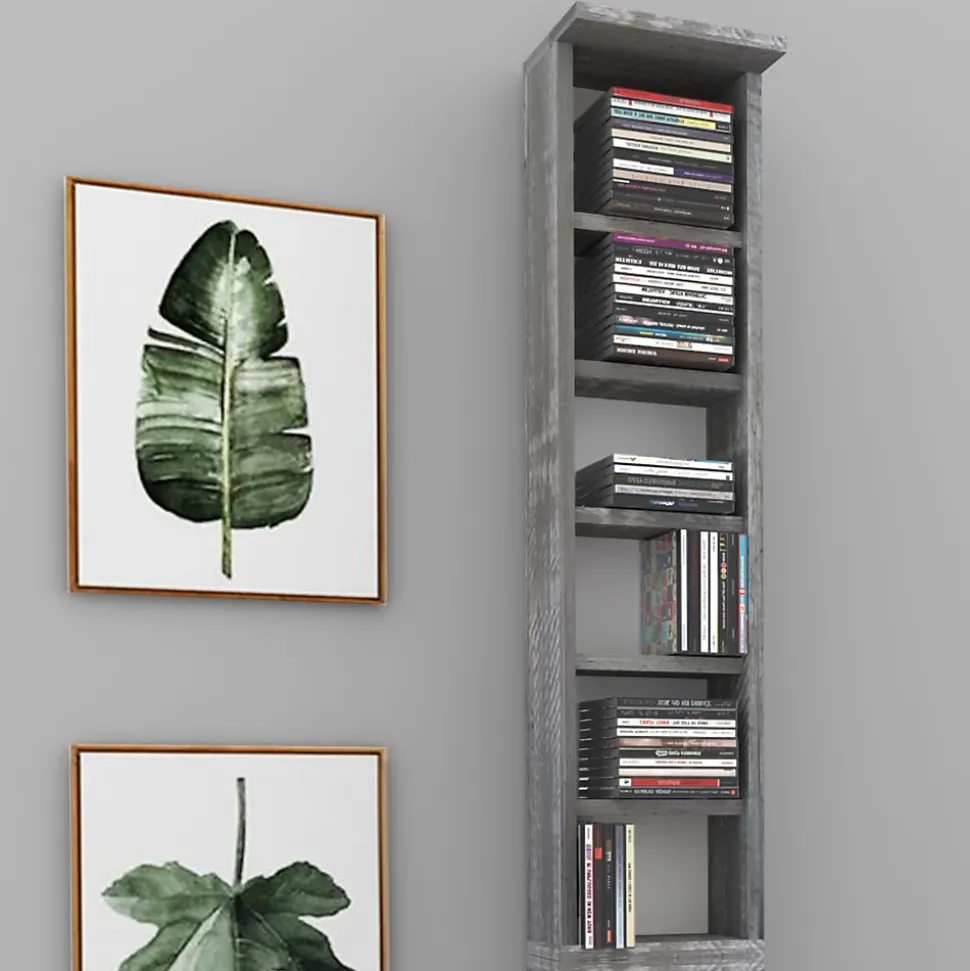 Vicco Étagère CD Béton 21x183.6cm Grandes dimensions