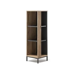 Vicco Étagère CD Chêne Viking 36x120cm avec 3 compartiments