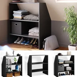 Vicco Étagère mansardée Anthracite 90x100cm