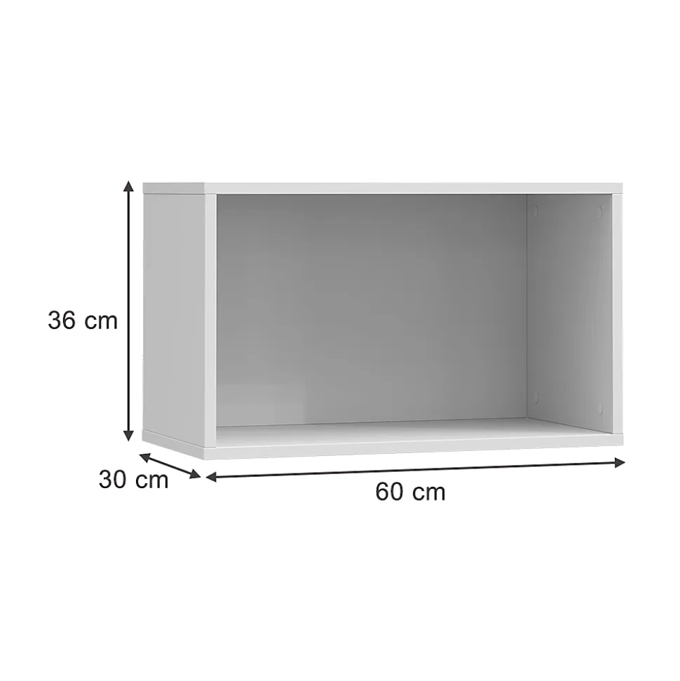 Vicco Étagère murale Blanc 60x36cm